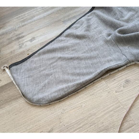 LN 48% WOOL MEDIUM WEIGHT BNCI Blank Noir  2 tone gray hooded cardigan - Picture 8 of 11